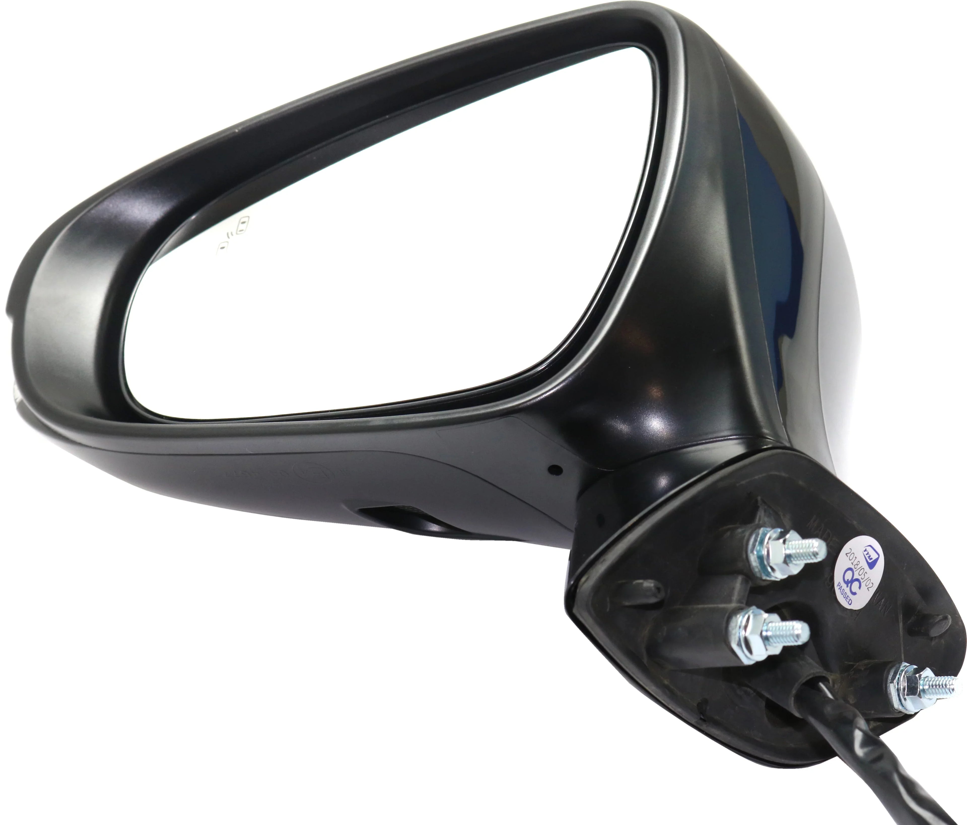 Mirror Compatible With 2014-2018 Lexus GS350 2016 GS200t Left Driver Side Heated w/ Blind Spot Detection in Glass In-housing Signal Light Paintable Kool-Vue