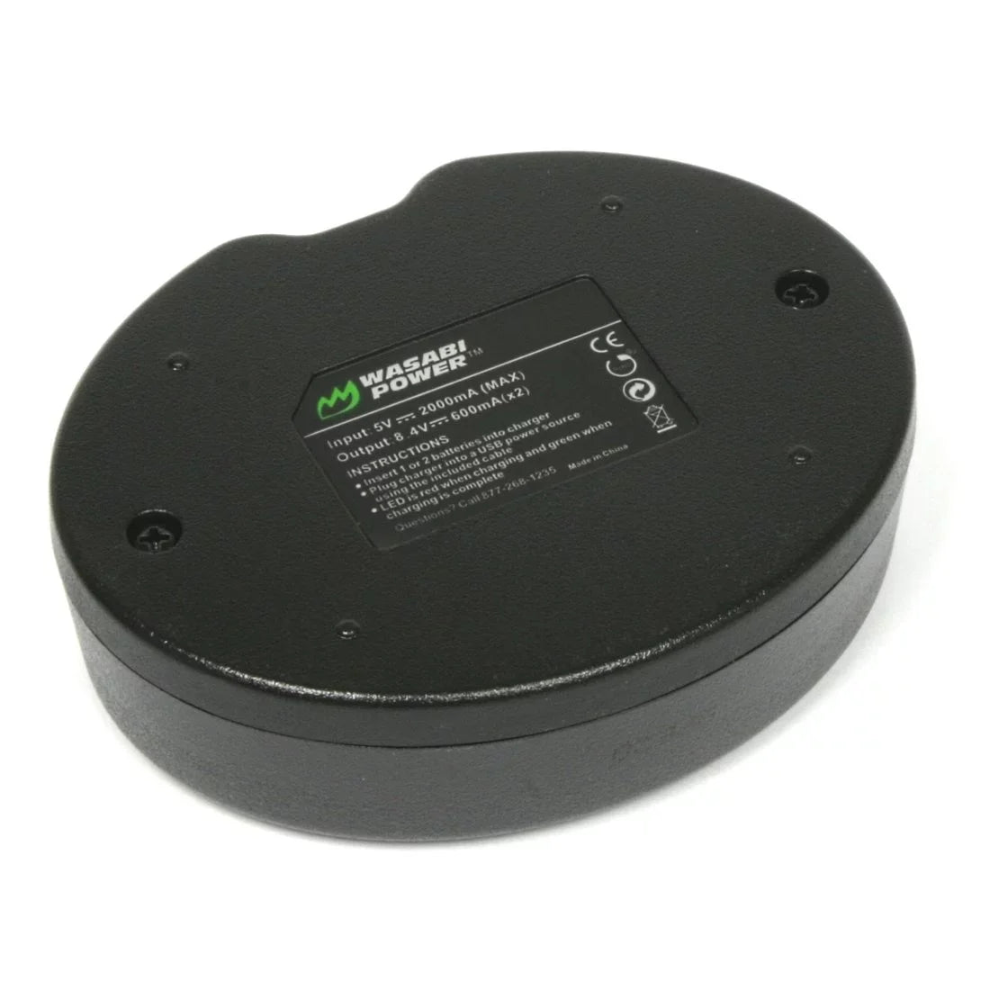 Wasabi Power Battery (2-Pack) and Dual Charger for Canon BP-511, BP-511A, BP-512, BP-514