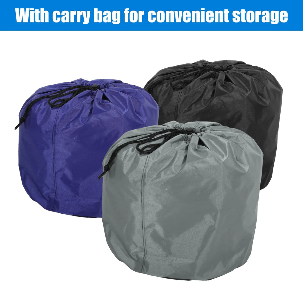 Unique Bargains 1 Set 12"-14"x56" Jon Boat Cover 210D Polyester Air Vents Waterproof Sunshine Resist Boat Cover Gray