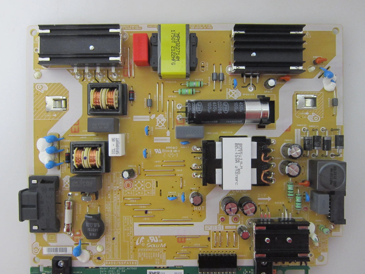 Samsung UN55TU7000BXZA Main Board/Power Board Combo (BA55FA160/BN96-51370K) 55TU7000B-370K