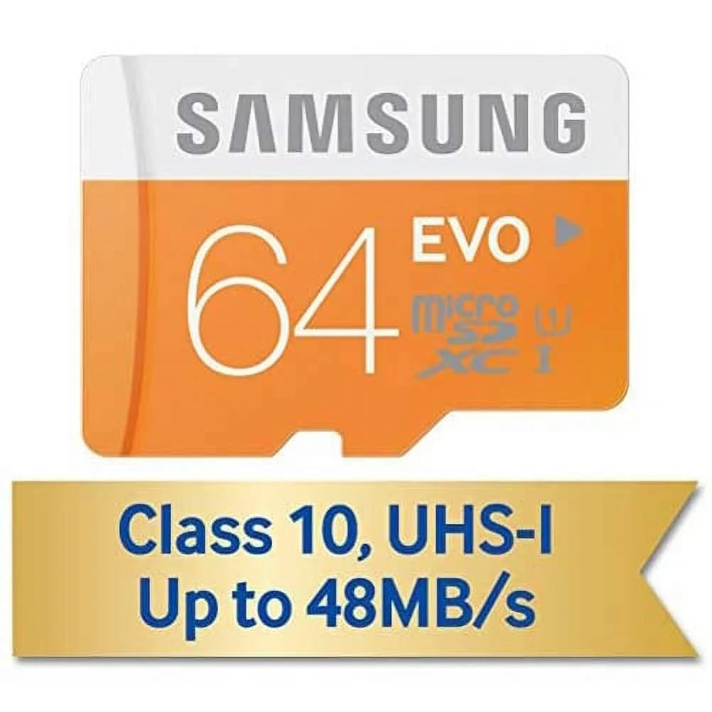 Compatible With Samsung Galaxy S10e S10+ S10 - Samsung Evo 64GB MicroSD Memory Card MicroSDXC High Speed O7O