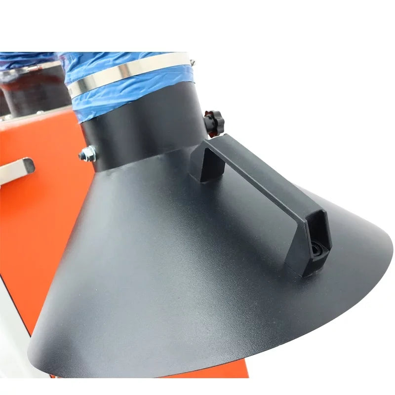 EQCOTWEA Mobile Welding Smoke Purifier Double Arm Welding Fume Smoke Dust Extractor 220V