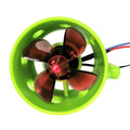 OWSOO 1000KV Underwater Brushless Motor Clockwise with with 4-Blade Propellers 12-24V Waterproof Electric Motor Drive Engine for  Bait Boat Nest Ship