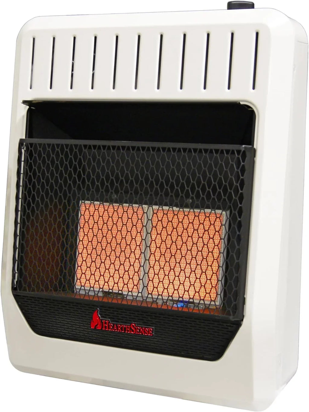 Hearth Sense Dual Fuel Vent Less Infrared Plaque Heater with Base and Blower 20,000BTU T-Stat Control Model# IR16T-BB