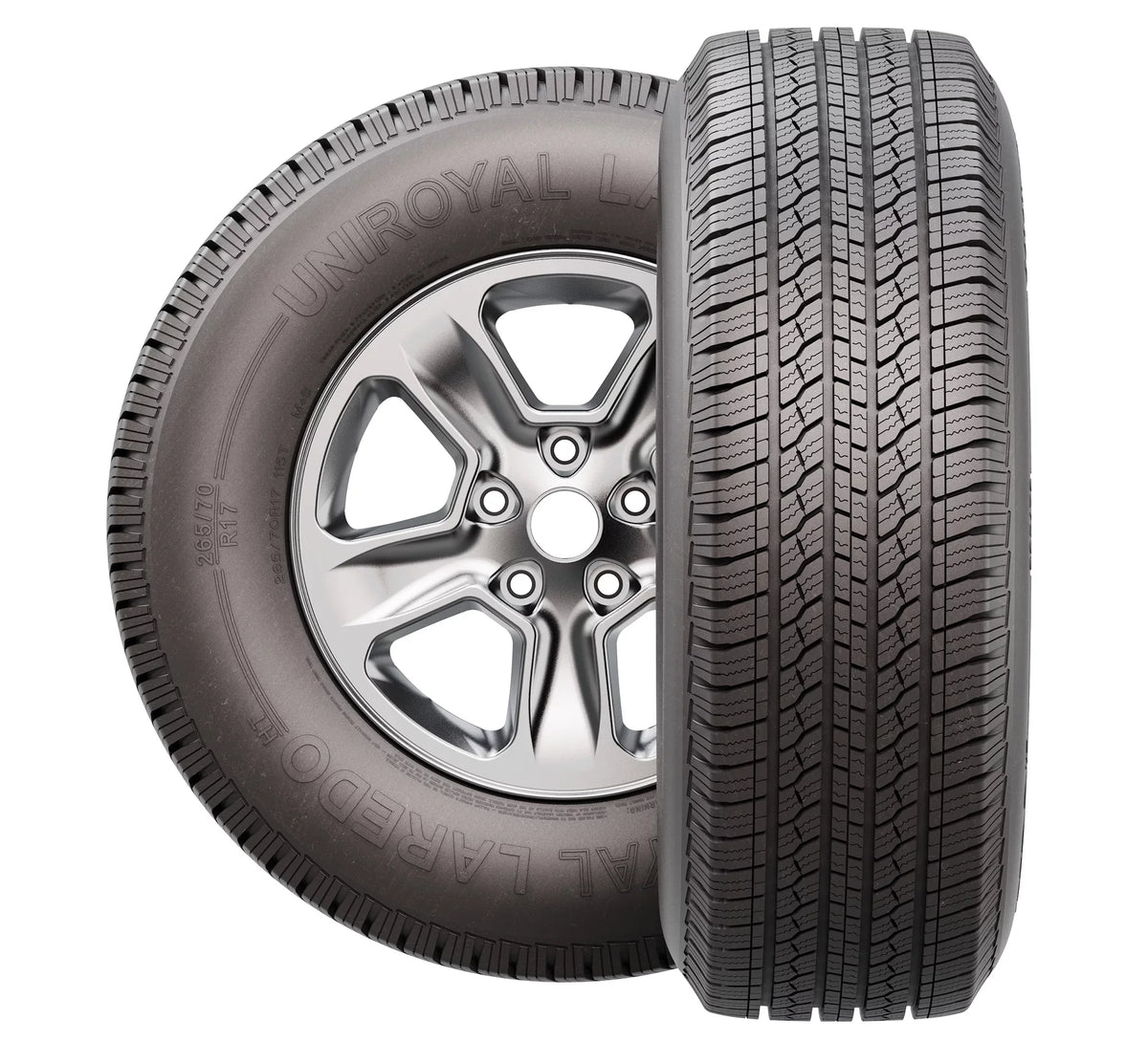 Uniroyal Laredo HT All-Season 265/60R20/XL 115H Tire Fits: 2022 Toyota Tundra SR TRD Off-Road, 2023 Toyota Tundra 1794 Edition