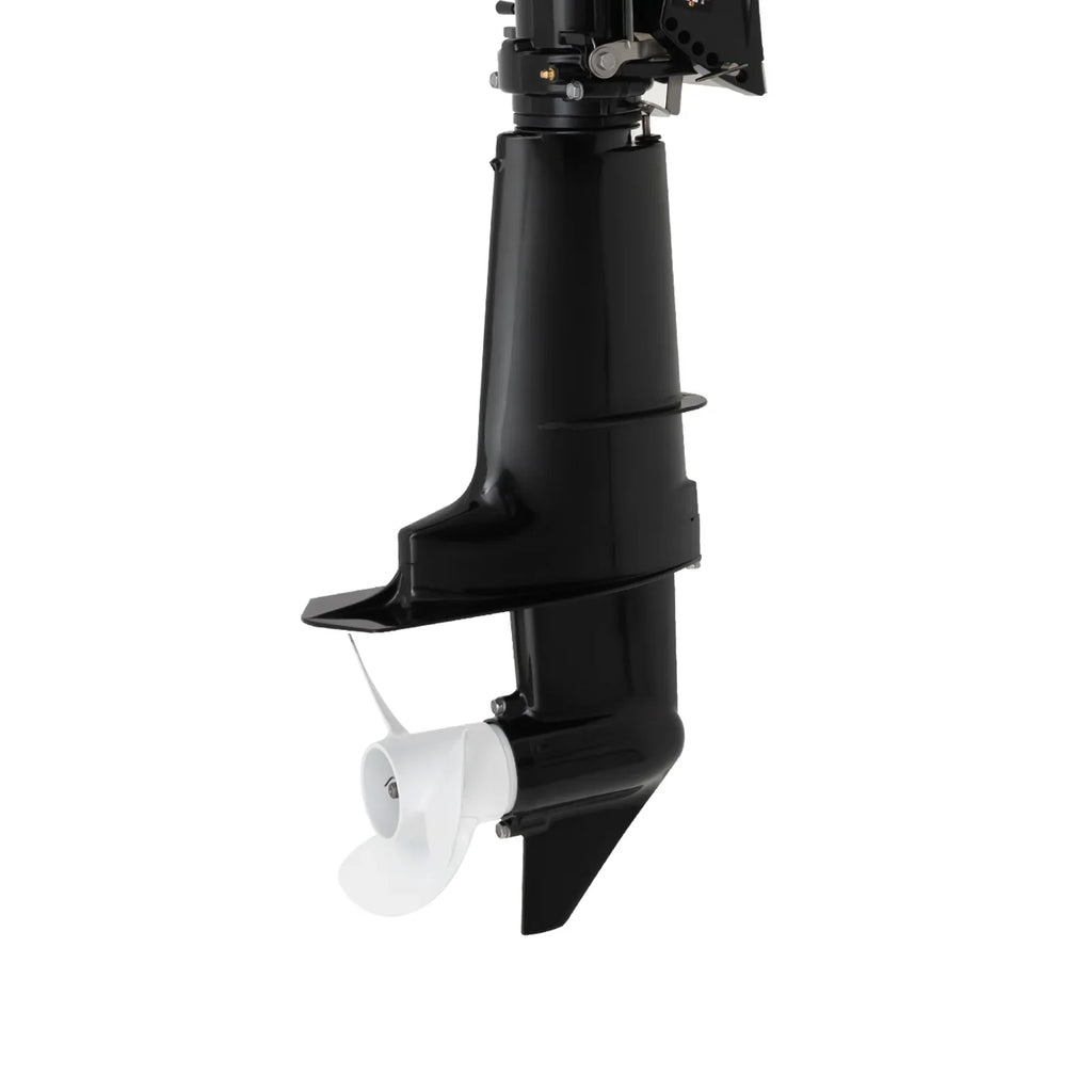 Anqidi 6.5HP 4 Stroke Outboard Motor 123CC Heavy Duty Boat Engine with Single Cylinder Water Cooling System & CDI Ignition Tiller Control Max 6000r/min