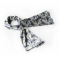 Blancho  White Plum Blossom Chinese Style Elegant Silk Scarf - Large