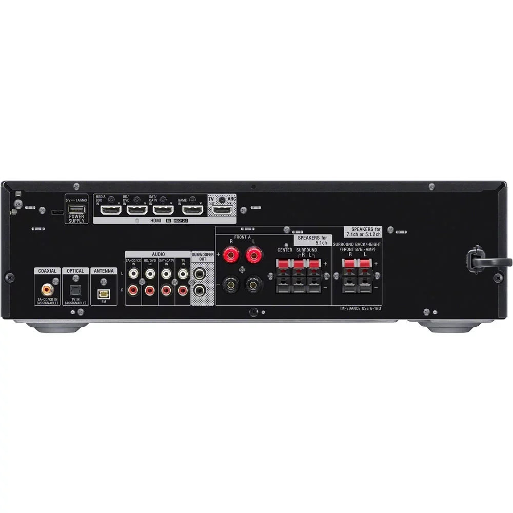 Restored Sony STR-DH790 7.2ch Home Theater Dolby Atmos AV Receiver 2018 Model Bundle with 2 YR CPS Enhanced Protection Pack (Refurbished)