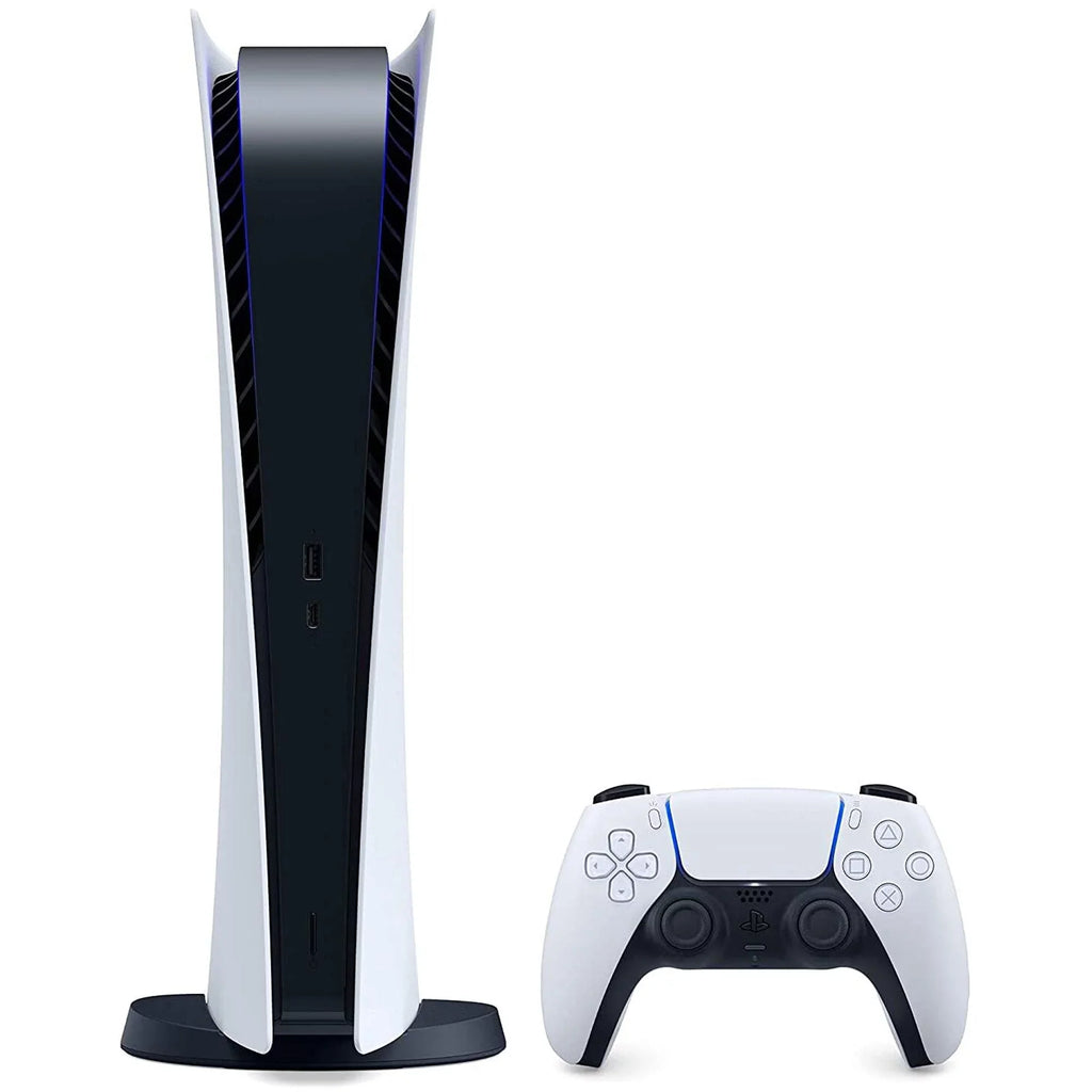 TEC Sony PlayStation_PS5 Video Game Console (Digital Edition) with God of War (GOW) Ragnarök Bundle -PlayStation - 5