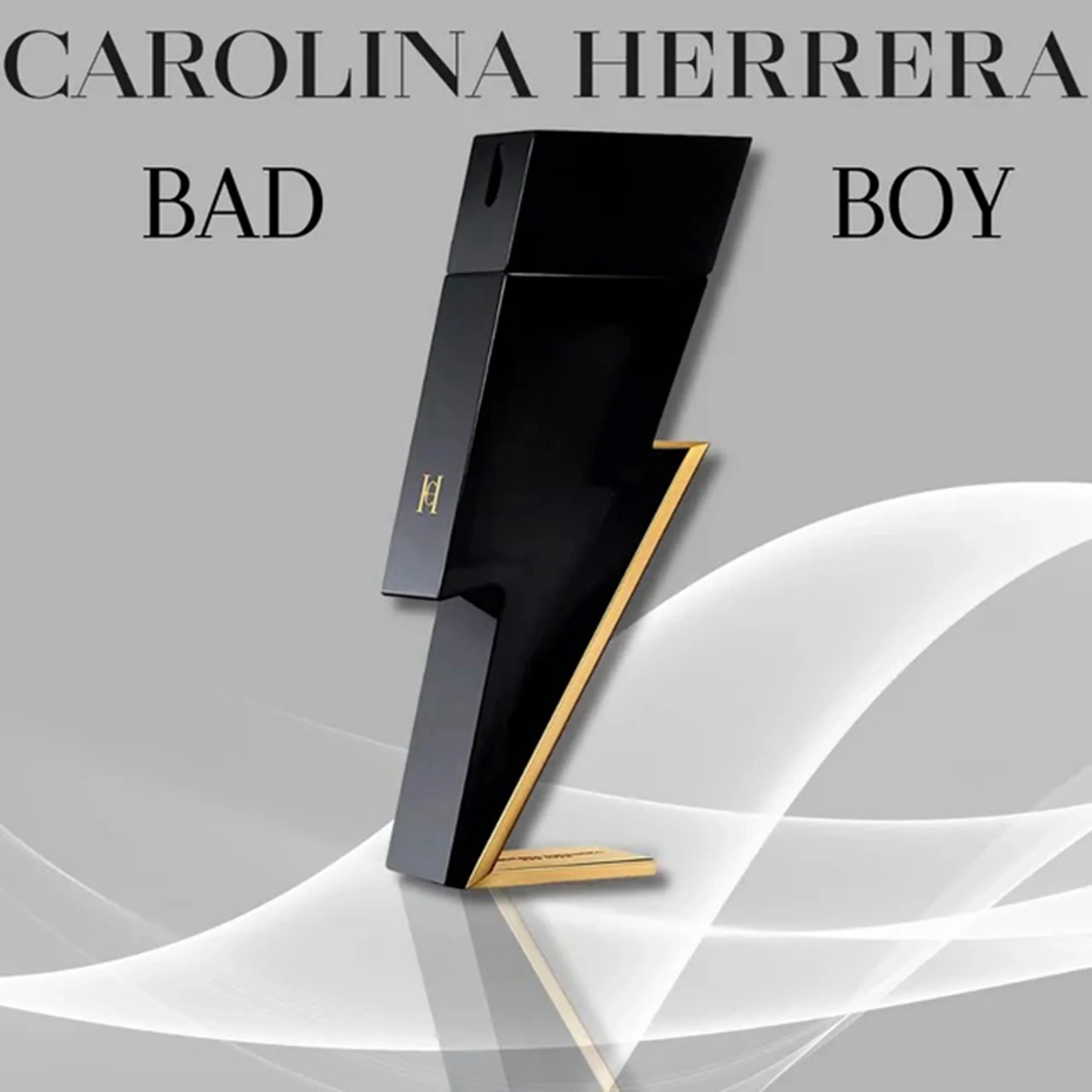 NEW Bad Boy Men's Eau de Toilette Car_olina'Her_rera Men's Perfume Spray EDT 3.4 oz 100ml