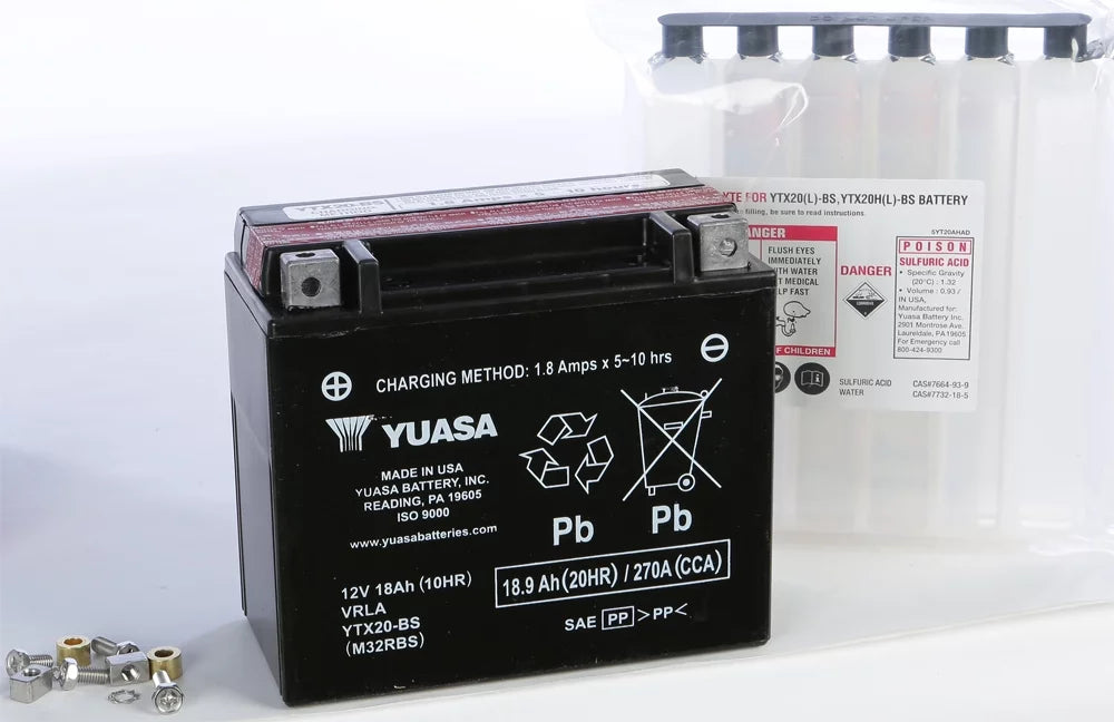 Yuasa Battery  YTX20-BS Yuasa Battery