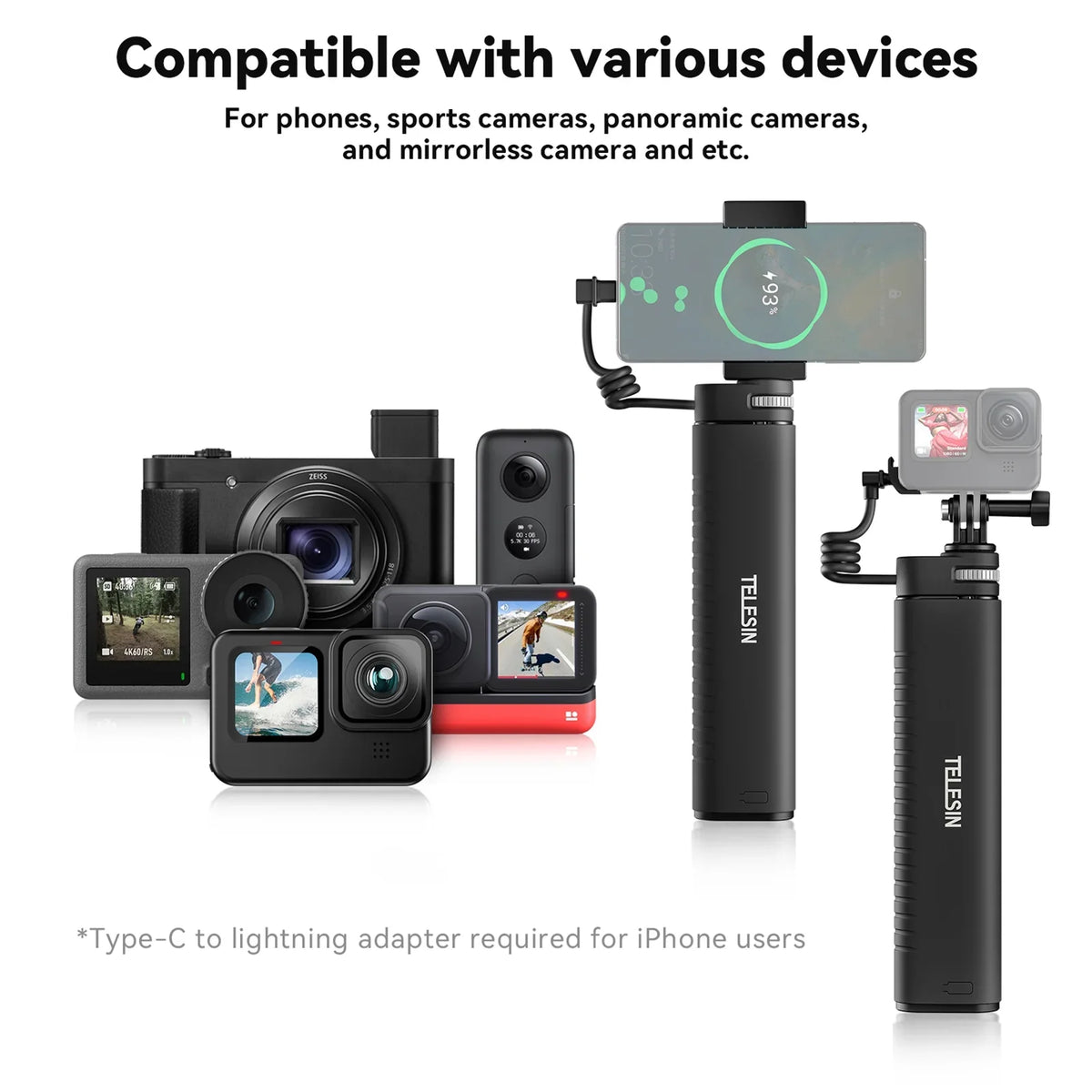 Selfie Stick,Pole With 1/4 With 1/4 Inch Stick Pole With Te-css-001 Reable Stick Stick Pole 1/4 Inch Screw Stick /pd3.0 Qisuo Dsfen Laoshe