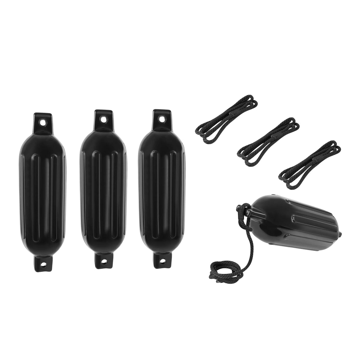 BISupply Boat Bumpers for Docking - Boat Fenders 4 Pack 22.8 x 7.8in Buoys