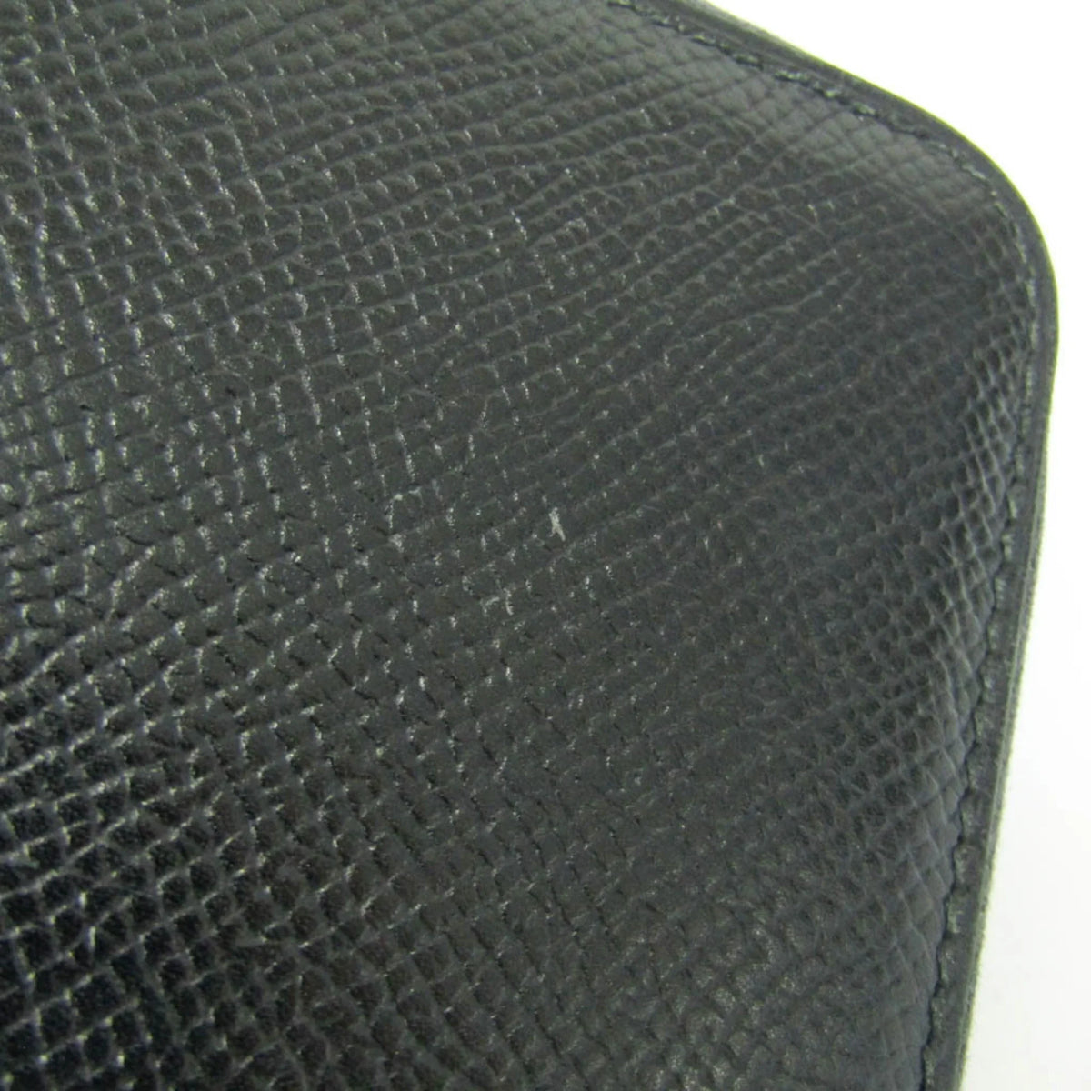 Pre-Owned Hermes Travel Case Men,Women Epsom Leather Long Wallet (bi-fold) Black (Good)