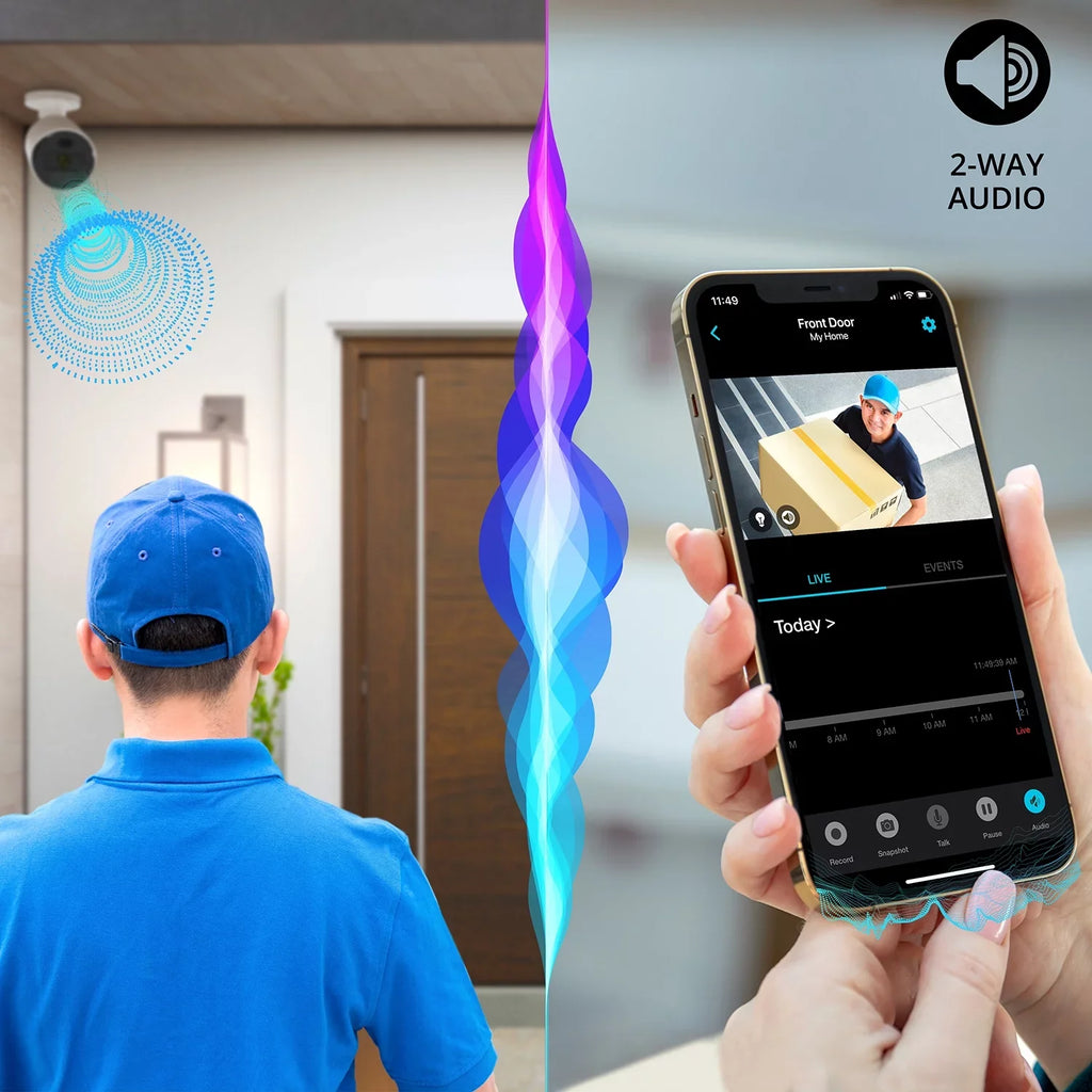 Night Owl Wi-Fi IP 4K HD Camera with 2-Way Audio