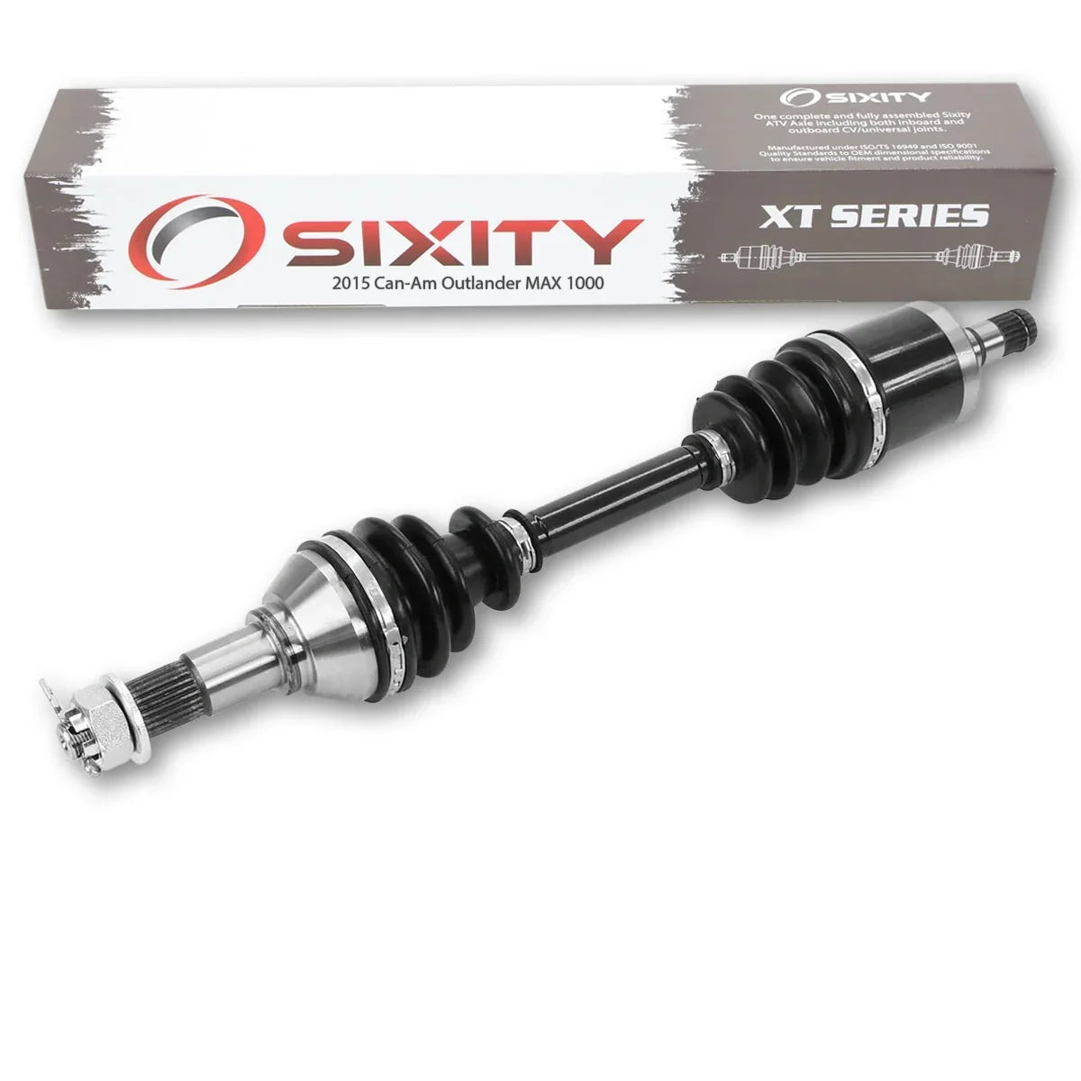 Sixity XT Front Left Axle compatible with Can-Am Outlander MAX 1000 2015 - EFI LTD 4X4