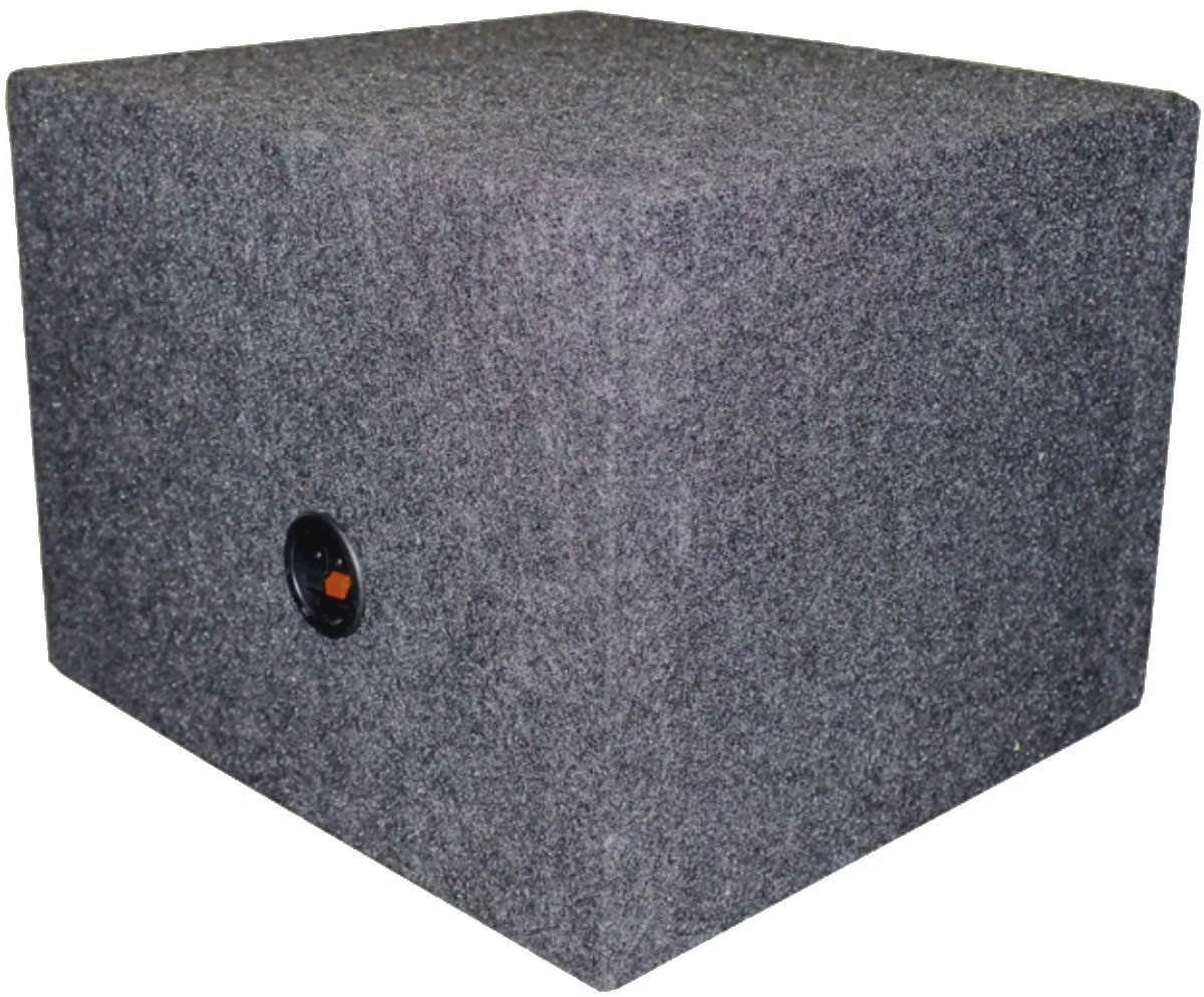 QPower 15" Single Empty Vented Ported Car Audio Subwoofer Sub Box Enclosure