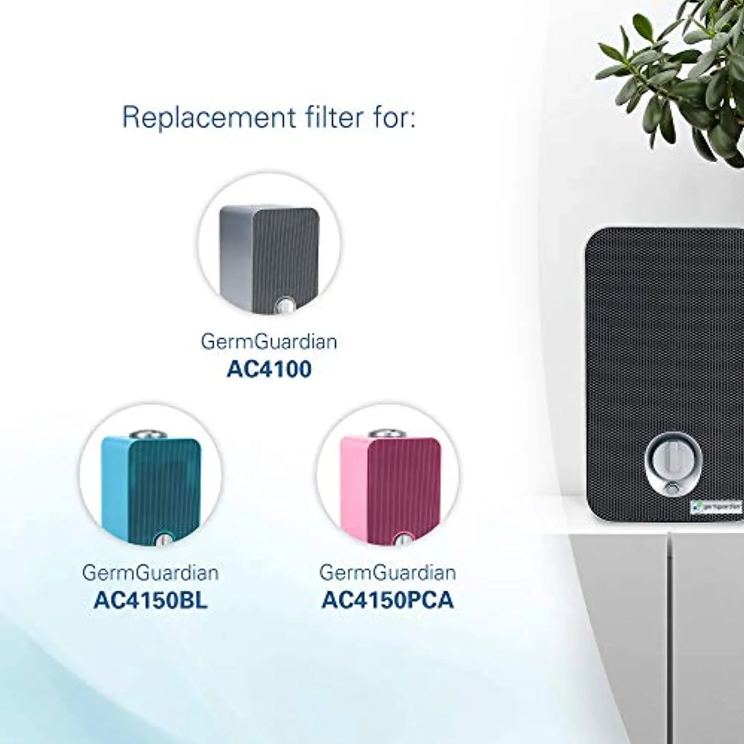 Germ Guardian® HEPA GENUINE Replacement Filters for Air Purifier, FLT41002PK