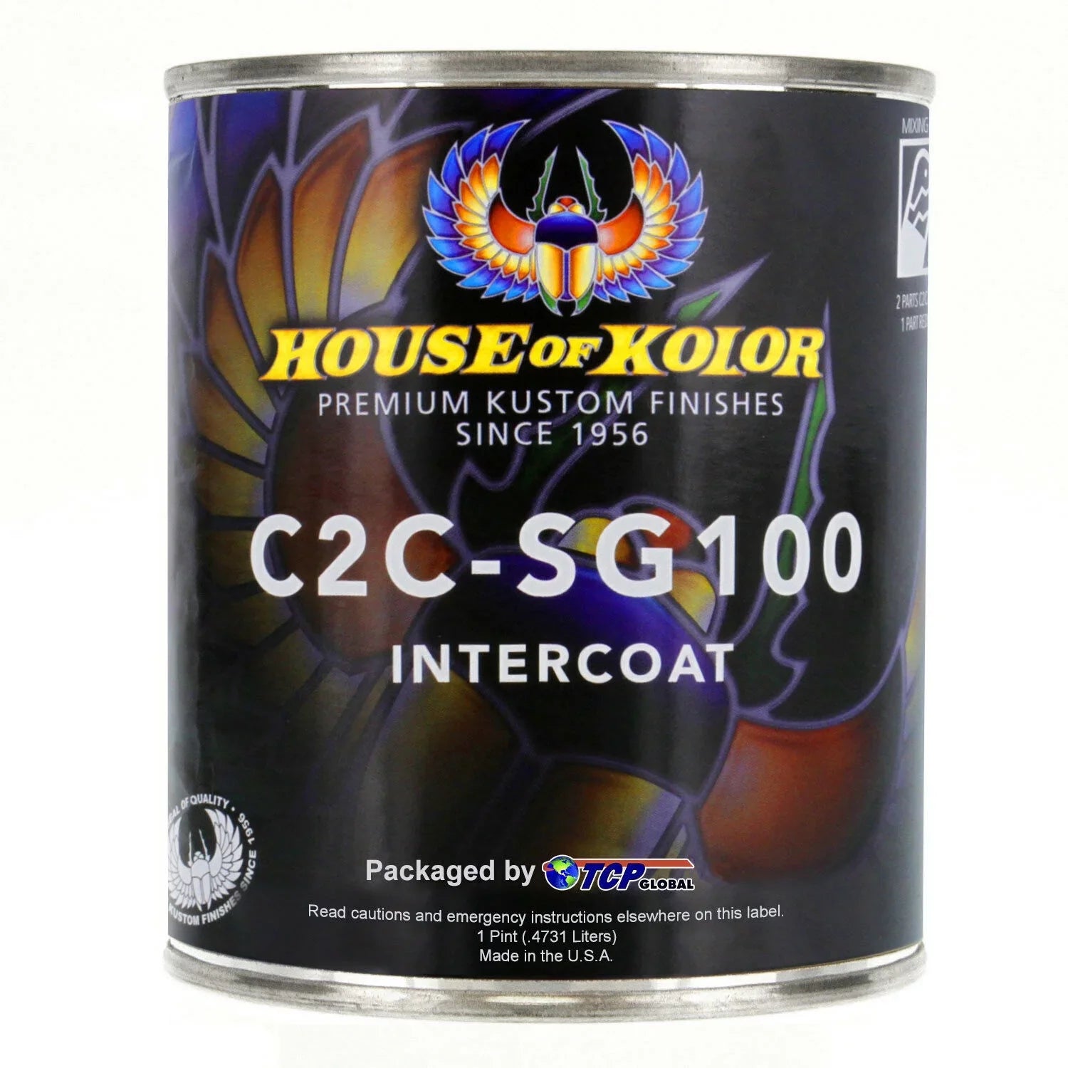 House of Kolor Intercoat Klear Midcoat Clearcoat Low VOC, Pint