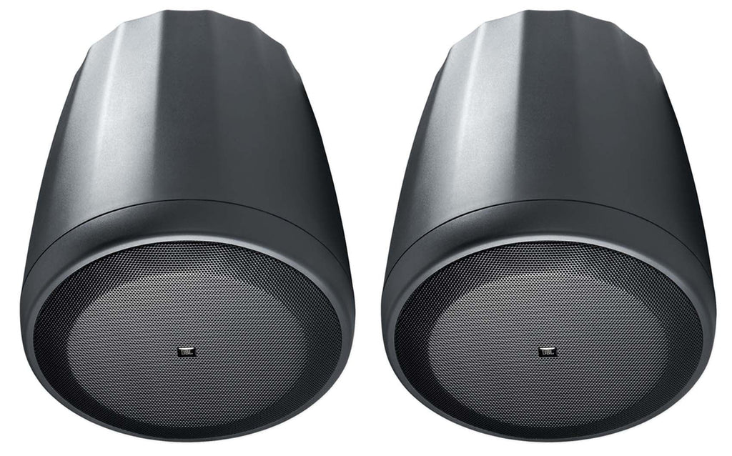 6-Zone Home Audio Receiver+(6) 3.5" Black Cube+(2) JBL Pendant+Ceiling Speakers