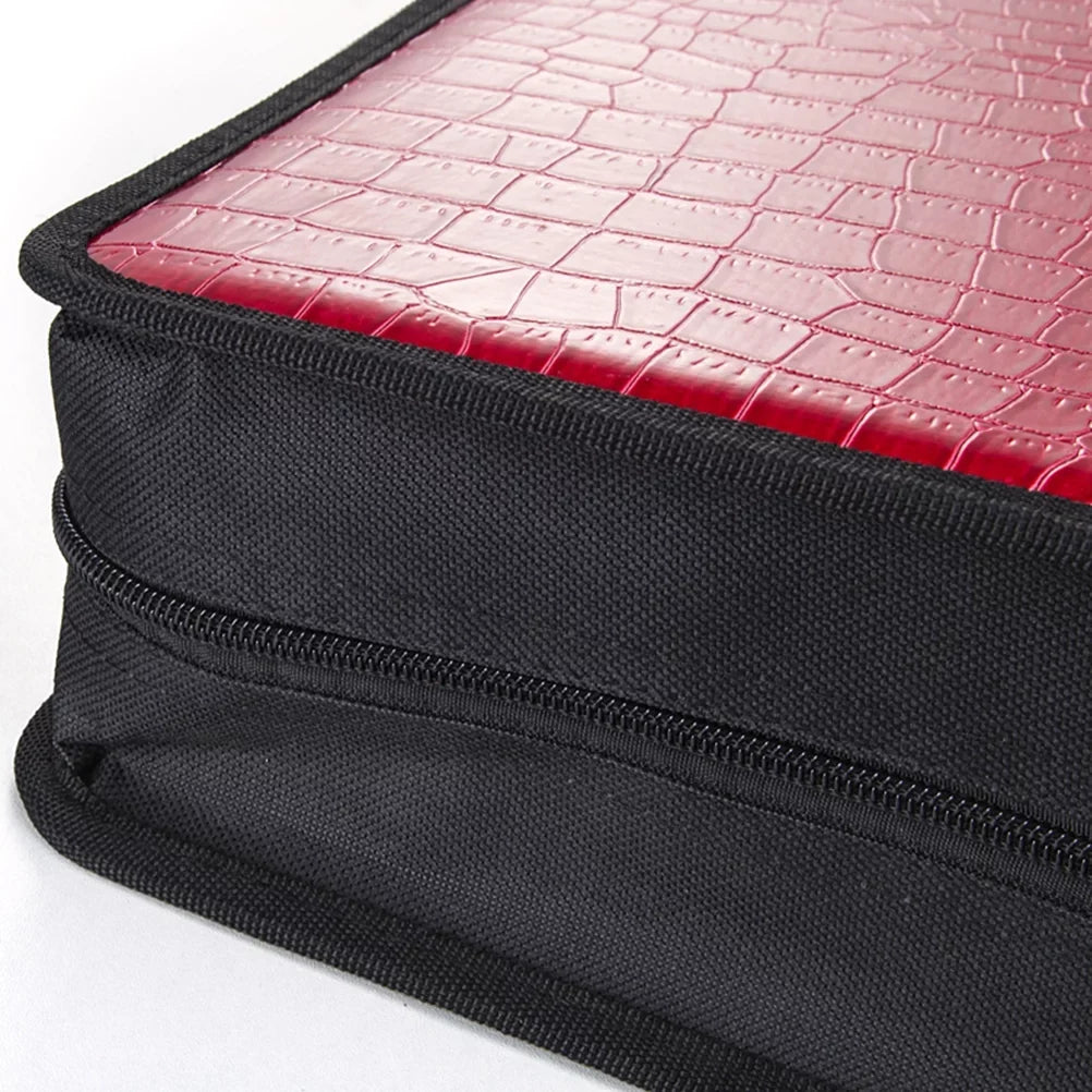 NUOLUX Case Cd Disc Cases Pack Organizer Binder 100 Wallet Portable Large 400 Storage Holder Carrying
