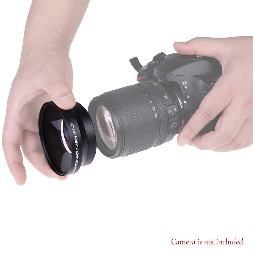 OWSOO 67mm Digital High Definition 0.43×SuPer Wide Angle Lens With Macro Japan Optics for Rebel T5i T4i T3i 18-135mm 17-85mm and Nikon 18-105 70-300VR