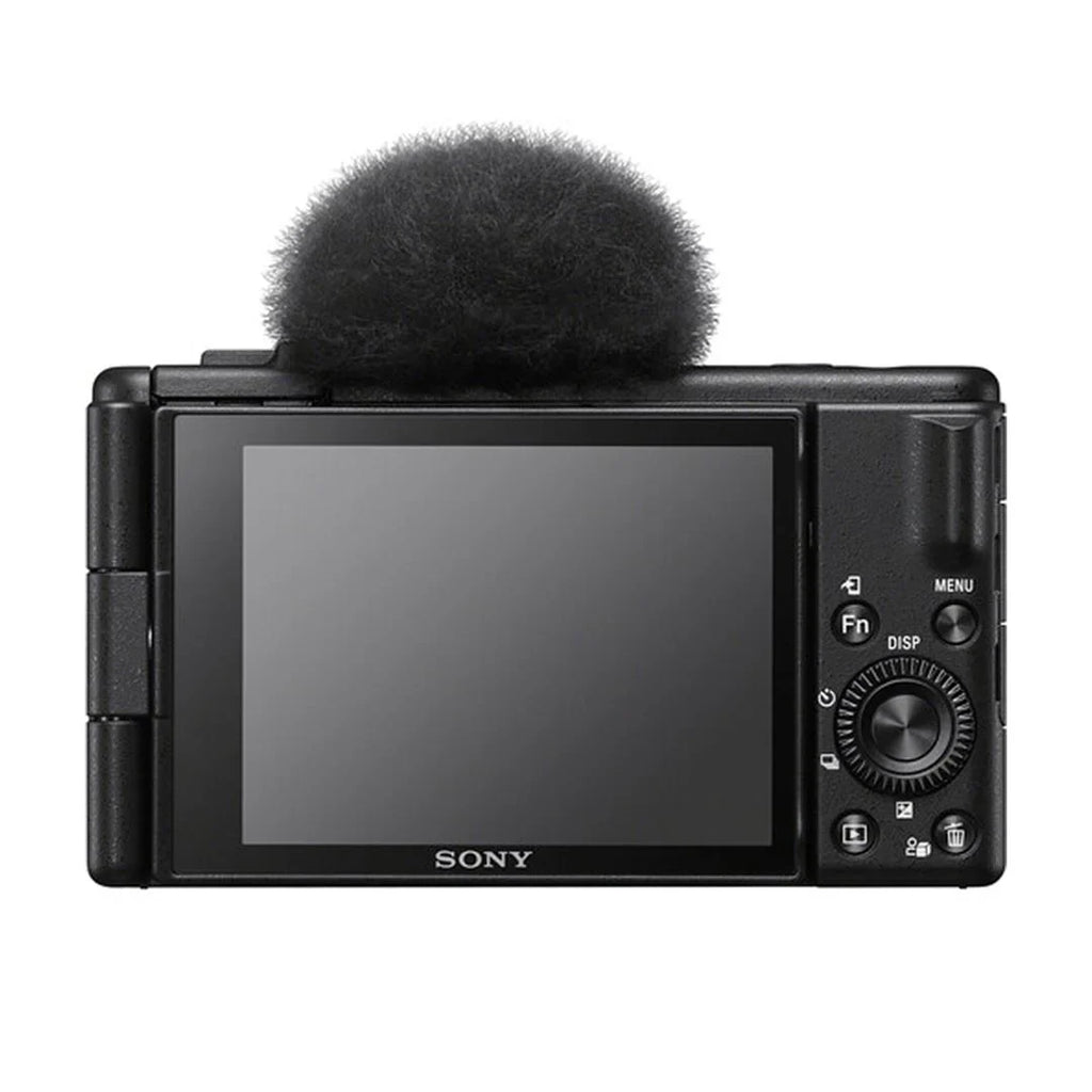 Sony ZV-1F Vlogging Camera (Black) with SanDisk 64GB Memory Card + ZeeTech Accessory Bundle