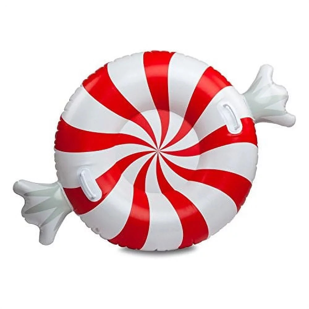 BigMouth Inc. Snow Tube - Inflatable Snow Tube with Easy Grip Handles, Made of Durable Vinyl with Welded Seams - Makes a Great Gift