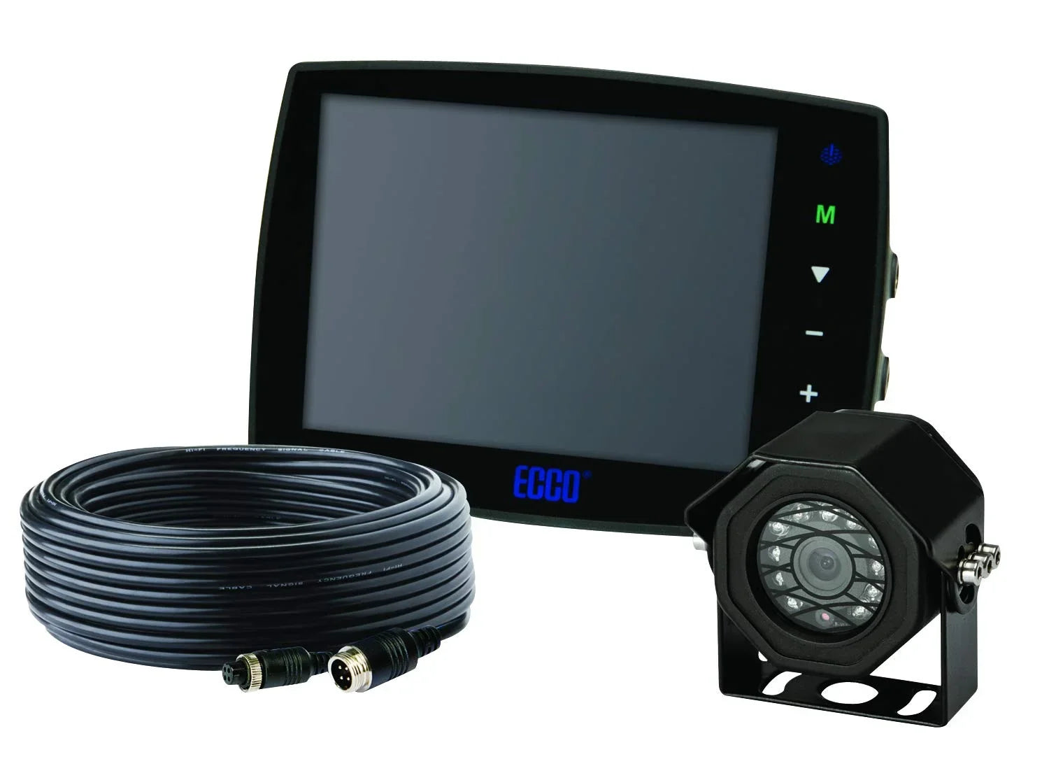 Ecco Safety Group  Gemineye Rear View System with 5.6 in. Monitor, Surface Mount Camera & Cable