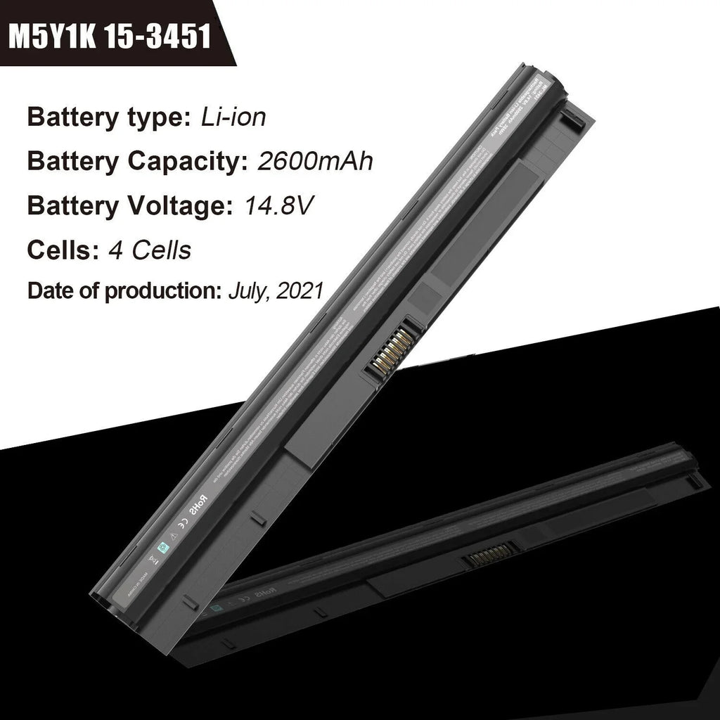 40WH M5Y1K 2 Batteries 14.8V for Dell Inspiron 14 15 17 5000 3000 Series US