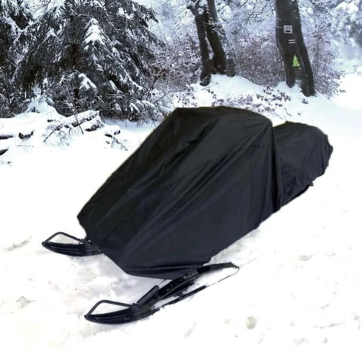 300D Snowmobile Travel and Storage Cover Compatible for 2019-2020 Polaris Indy EVO Sleds. Slush and Mud Protection