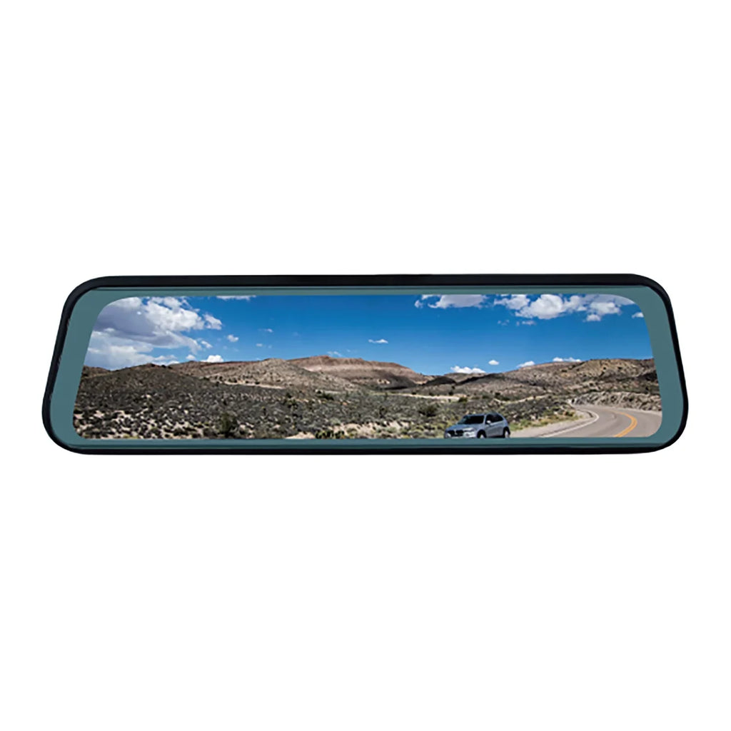 BOYO Vision VTM96M, - 9.6-In. Black, LCD Full-Screen Rearview Mirror Monitor with Dual Mounting Options, VTM96M