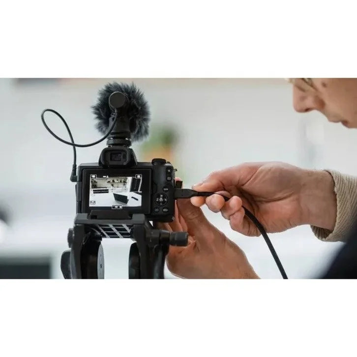 Canon EOS M50 Mark II 24.1 Megapixel Mirrorless Camera with Lens, 0.59", 1.77", Black