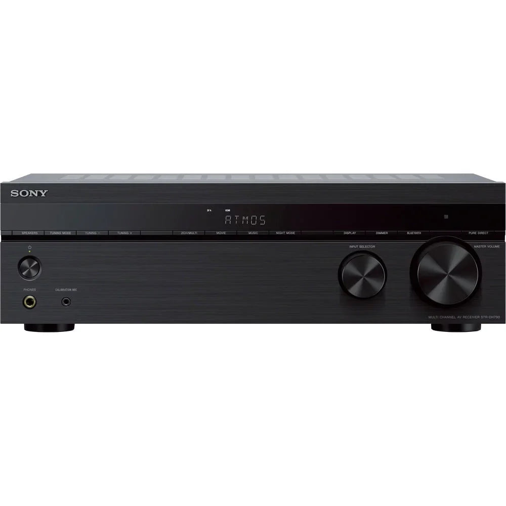 Restored Sony STR-DH790 7.2ch Home Theater Dolby Atmos AV Receiver 2018 Model Bundle with 2 YR CPS Enhanced Protection Pack (Refurbished)