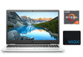 2021 Dell Inspiron 15 3505 15.6" FHD Laptop, AMD Ryzen 5-3450U Processor, 16GB RAM, 1TB SSD, AMD Radeon Vega 8 Graphics, Webcam, HDMI, Bluetooth, Windows 10, White, with NSSDC Mousepad