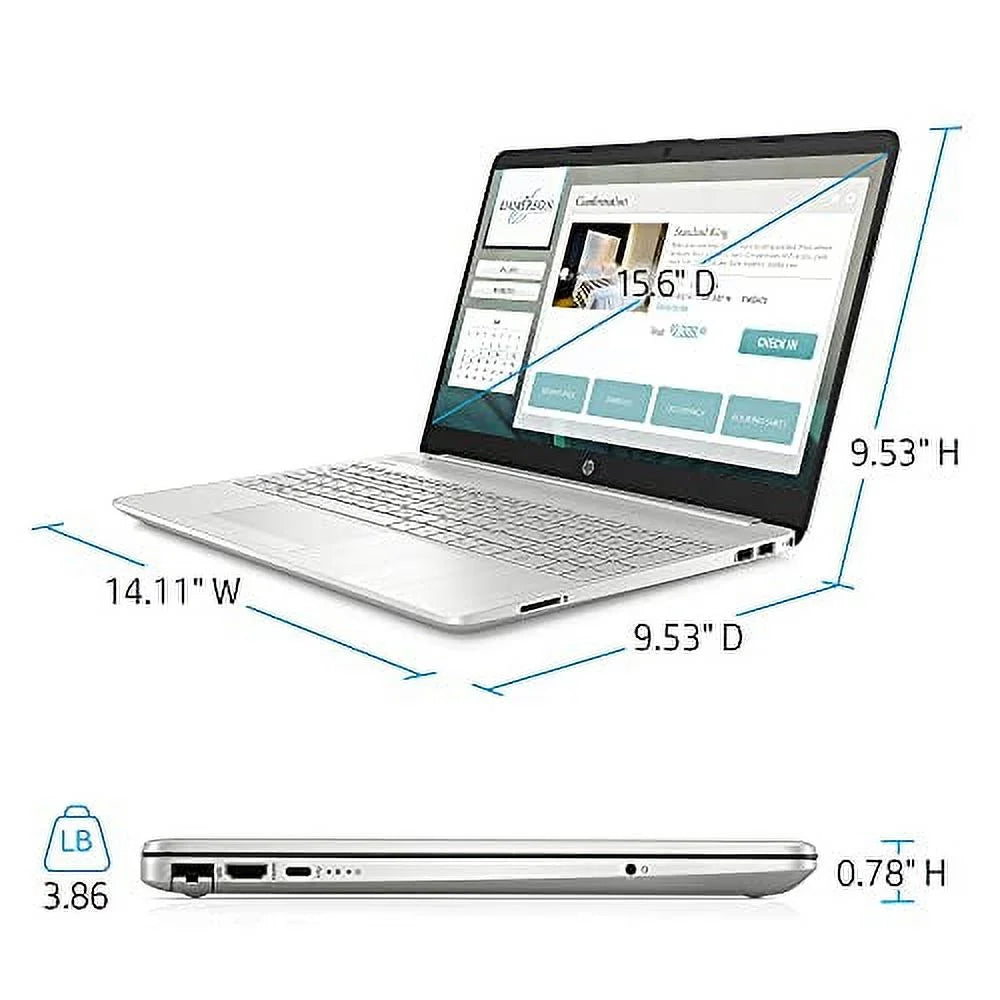 2022 HP High Performance Business Laptop - 15.6" FHD IPS 250nit LCD - Intel i5-1135G7 Quad-Core w/ Iris Xe Graphics - 16GB DDR4 - 512GB NVMe SSD - RJ45 LAN -Backlit Keyboard -Win 11 Pro w/32GB USB