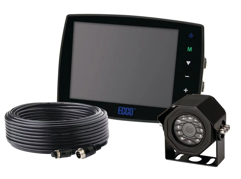 Ecco Safety Group  Gemineye Rear View System with 5.6 in. Monitor, Surface Mount Camera & Cable