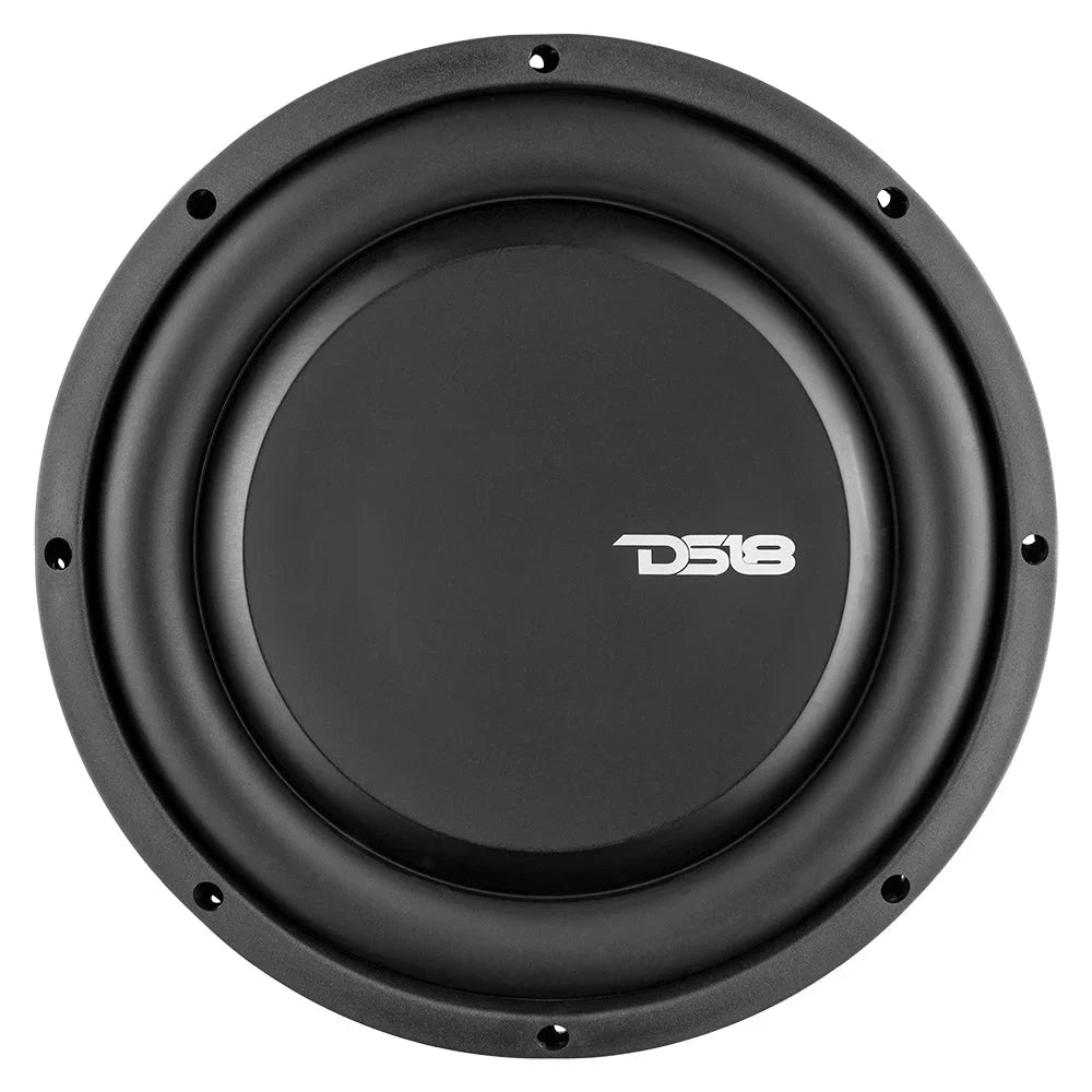 DS18 PSW10.2D 10" Water Resistant Shallow Subwoofer 1000 Watts 2 Ohm DVC