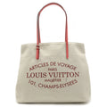 Authenticated Used LOUIS VUITTON Louis Vuitton Summer Collection 2014 Hippopotamus MM Tote Bag Shoulder Canvas Corail Pink M94502