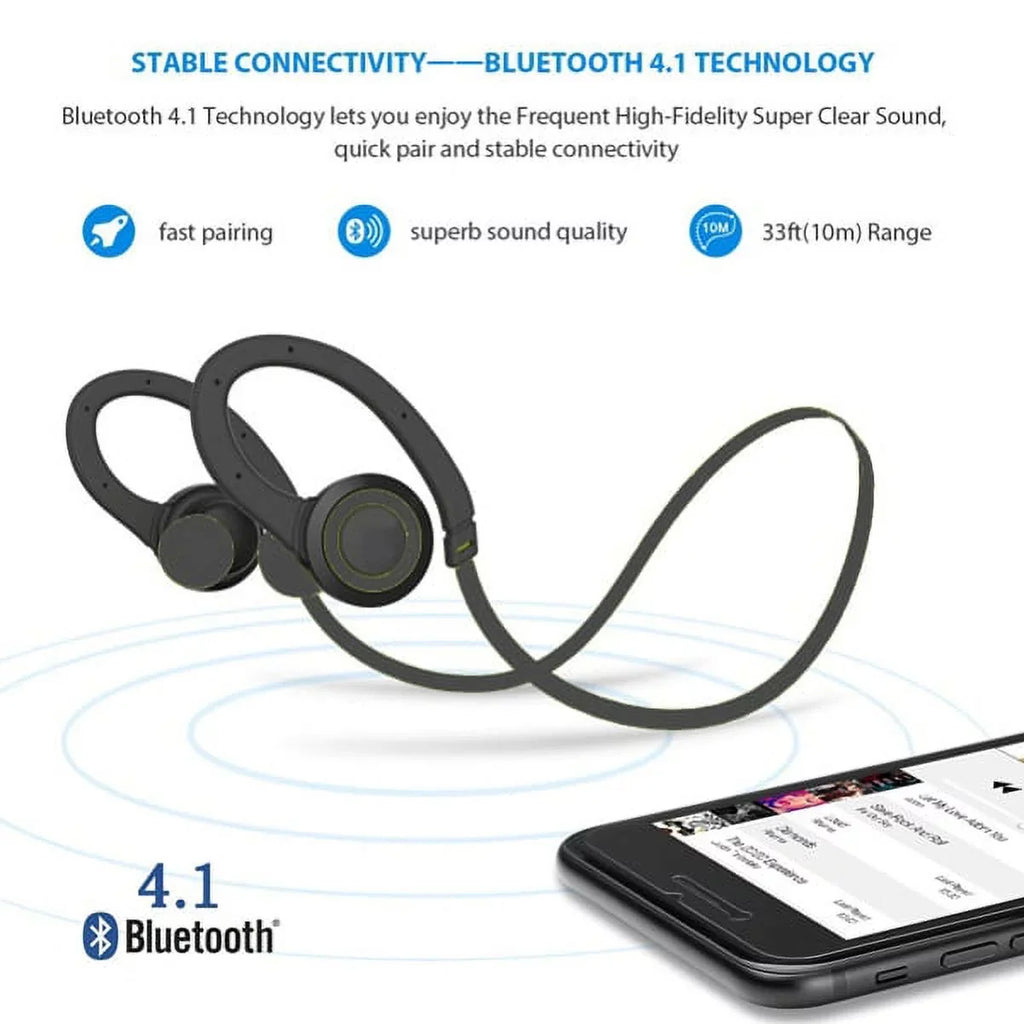 Wireless Headset for Samsung Galaxy Tab A9/A8 10.5" (2021)/A7 10.4" (2020) - Sports Earphones Hands-free Mic Neckband Headphones for Galaxy Tab A9/A8 10.5" (2021)/A7 10.4" (2020)