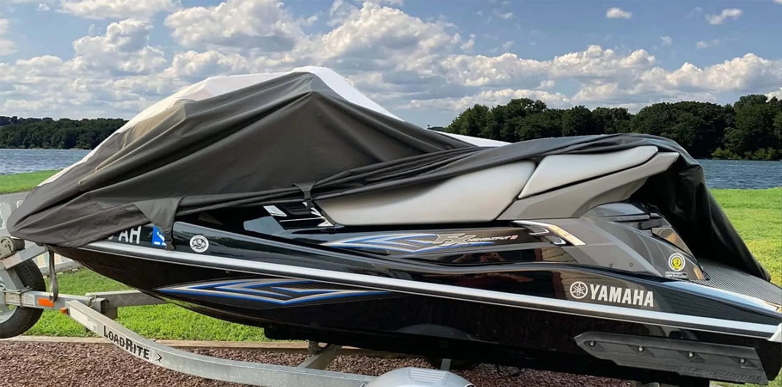 Super Heavy-Duty Jet Ski Cover Jetski Compatible For PWC Sea Doo Sea-Doo GTR 215 2012-2016