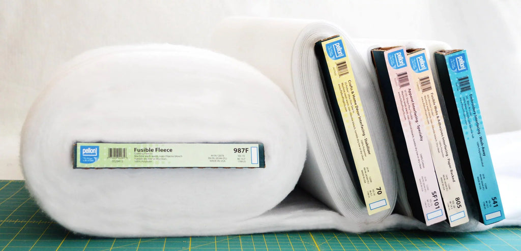 Pellon 987F Fusible Fleece Craft Fabric, White 45" x 10 Yards by the Bolt