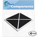 4-Pack Replacement for Hunter 30380 Air Purifier Filter - Compatible with Hunter 30930 Air Filter