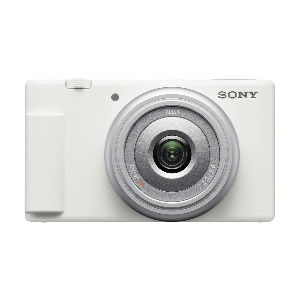 Sony Zv-1F Vlog Camera (White) With Vlogger Shotgun Microphone and Accessories