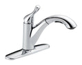 Delta Grant One Handle Chrome Pull Out Kitchen Faucet