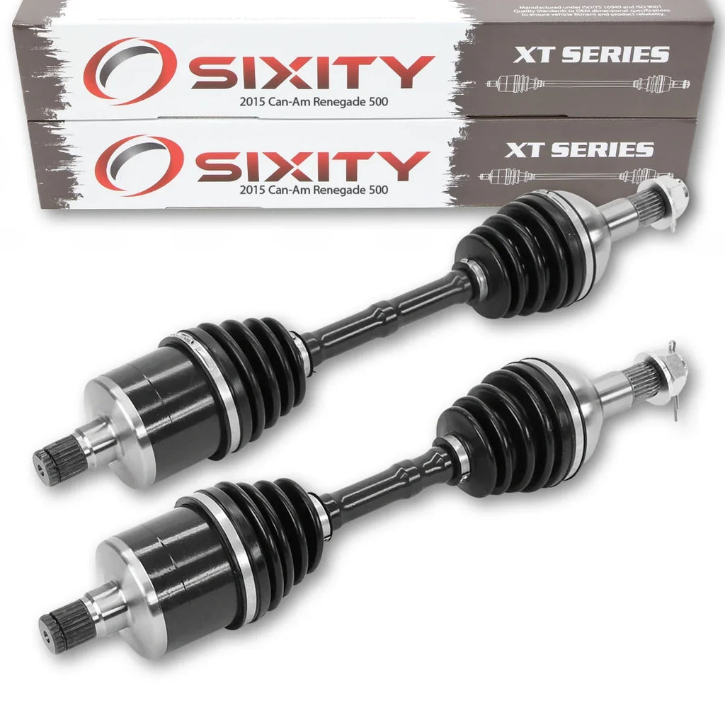 2 pc Sixity XT Rear Left Right Axle compatible with Can-Am Renegade 500 2015 - EFI 4X4
