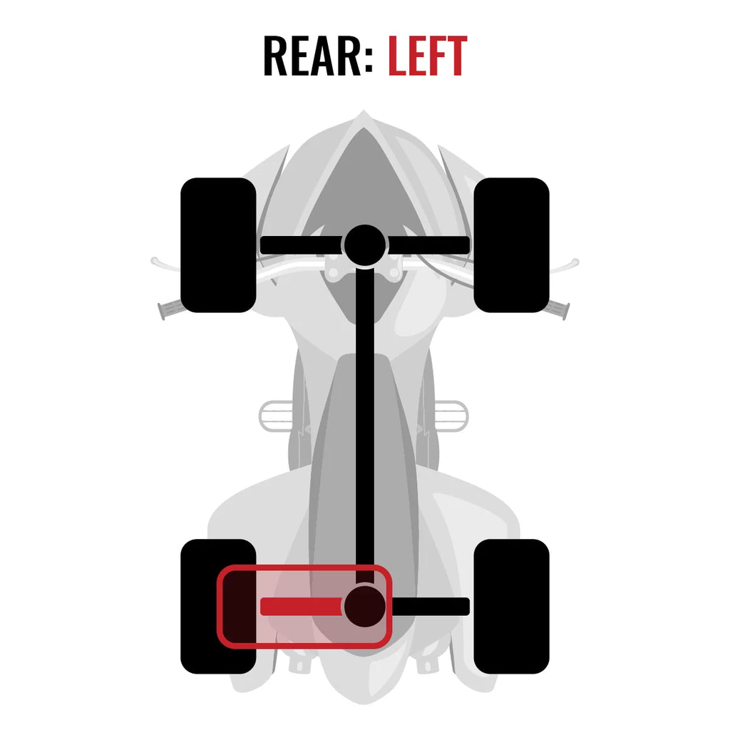 Sixity XT Rear Left Axle compatible with Can-Am Outlander MAX 1000 2015 - EFI LTD 4X4