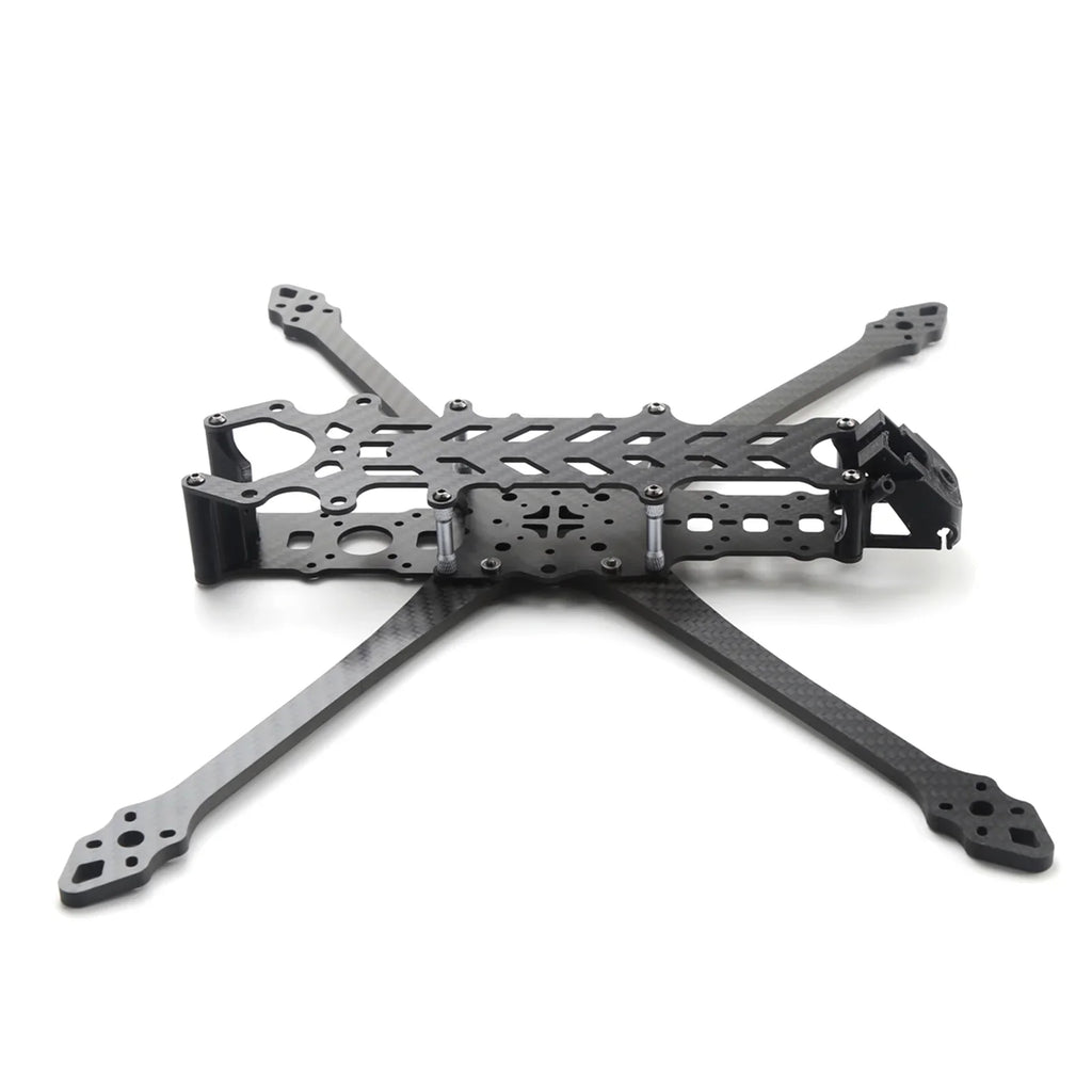Aibecy Frame,Carbon Fiber Frame Kit 375mm Wheelbase 8 Inch Kit Wheelbase 375mm Compatible Huiop Inch Freestyle Drones Ideal Wheelbase 375mm Arm 5.0mm Suitable 375mm Arm 5.0mm