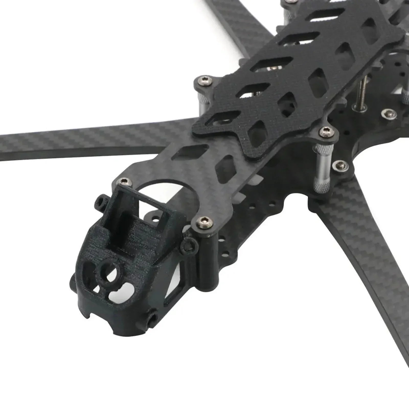 Aibecy Frame,Carbon Fiber Frame Kit 375mm Wheelbase 8 Inch Kit Wheelbase 375mm Compatible Huiop Inch Freestyle Drones Ideal Wheelbase 375mm Arm 5.0mm Suitable 375mm Arm 5.0mm