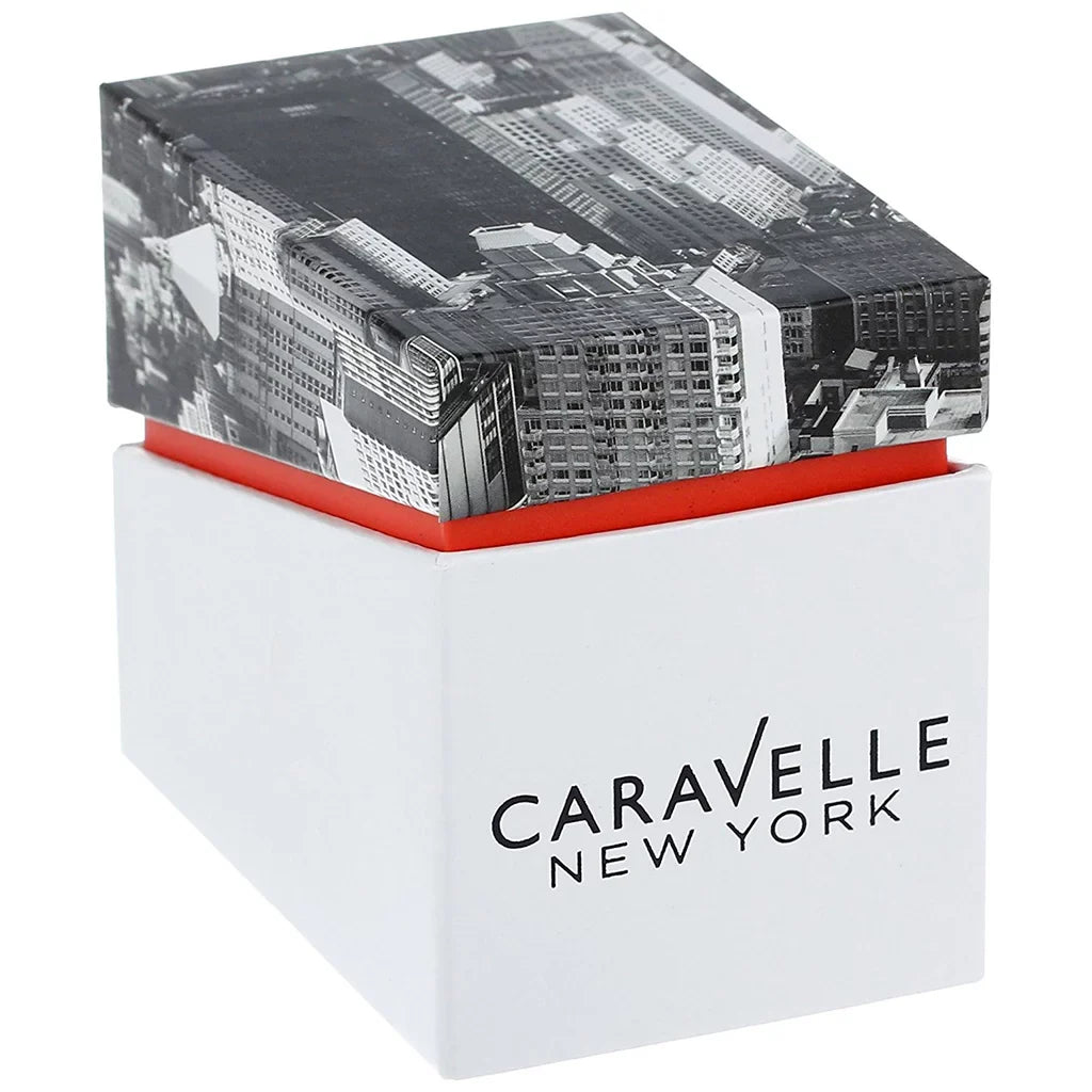 Caravelle Ny Women's New York Brown Dial Rose Gold Tone Ion Plated Stainless Steel Movement: Quartz